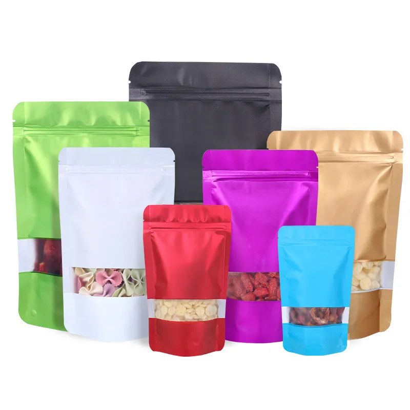 Stand Up Zipper Bags With Window